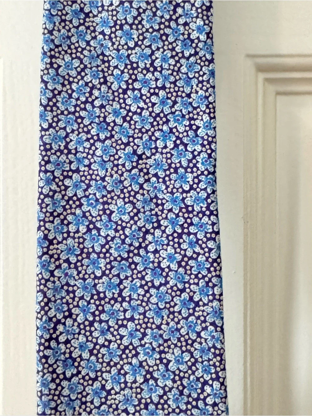 J. Crew/Liberty London Blue/Purple Floral Tie